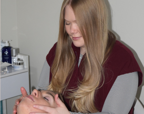 Elle esthetician Tina DeRose