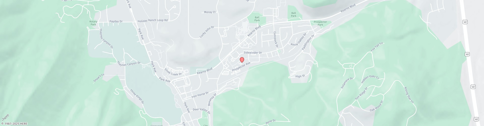 Location Map: 1922 Prospector Ave Park City, UT 84060